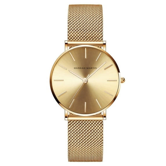 Women's Watches Fashion Analog Quartz Stainless Steel Bracelet Waterproof Wrist Watch with Mesh Band