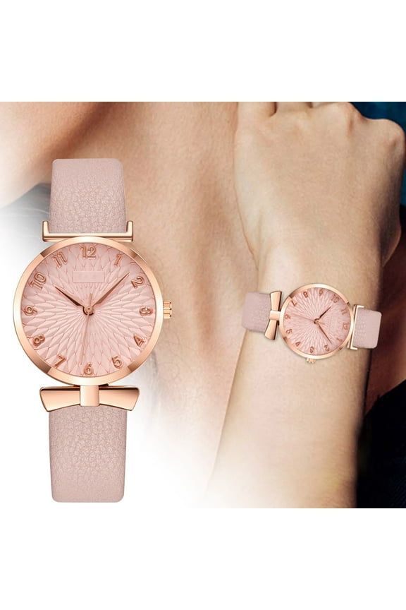 Women's Watches Silver Clearance Sale Women's Digital Small Dial Ladies Watch Elegant Women's Fashion Style Women's Watch Leather Strap Wristband Business Style Quartz Watch