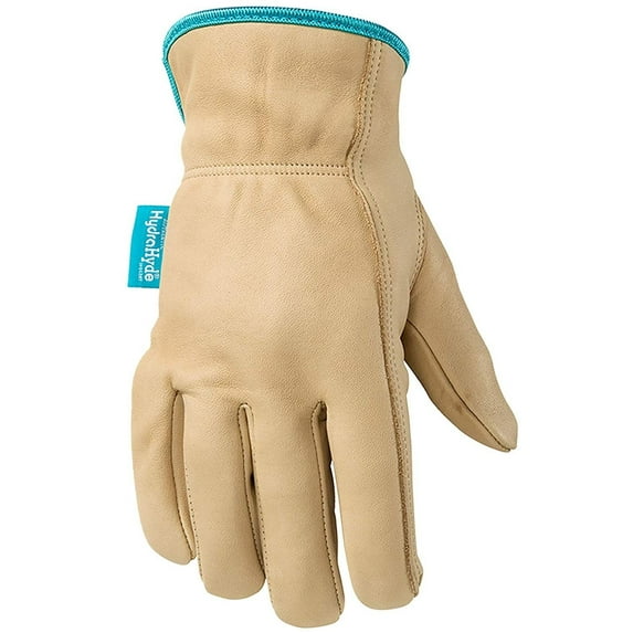Wells Lamont Women's HydraHyde Leather Work Gloves - Water-Resistant, Medium