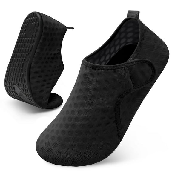 Women's Water Shoes Adult Beach Pool Swim Shoes Men White Barefoot Aqua Shoes Lightweight Yoga Shoes for Women Summer Shoes Sandals Rubber Size