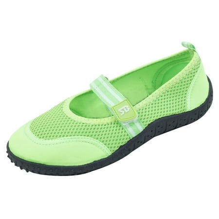 Women's Water Shoes Aqua Socks Slip on Hook and Loop Exercise Pool Beach