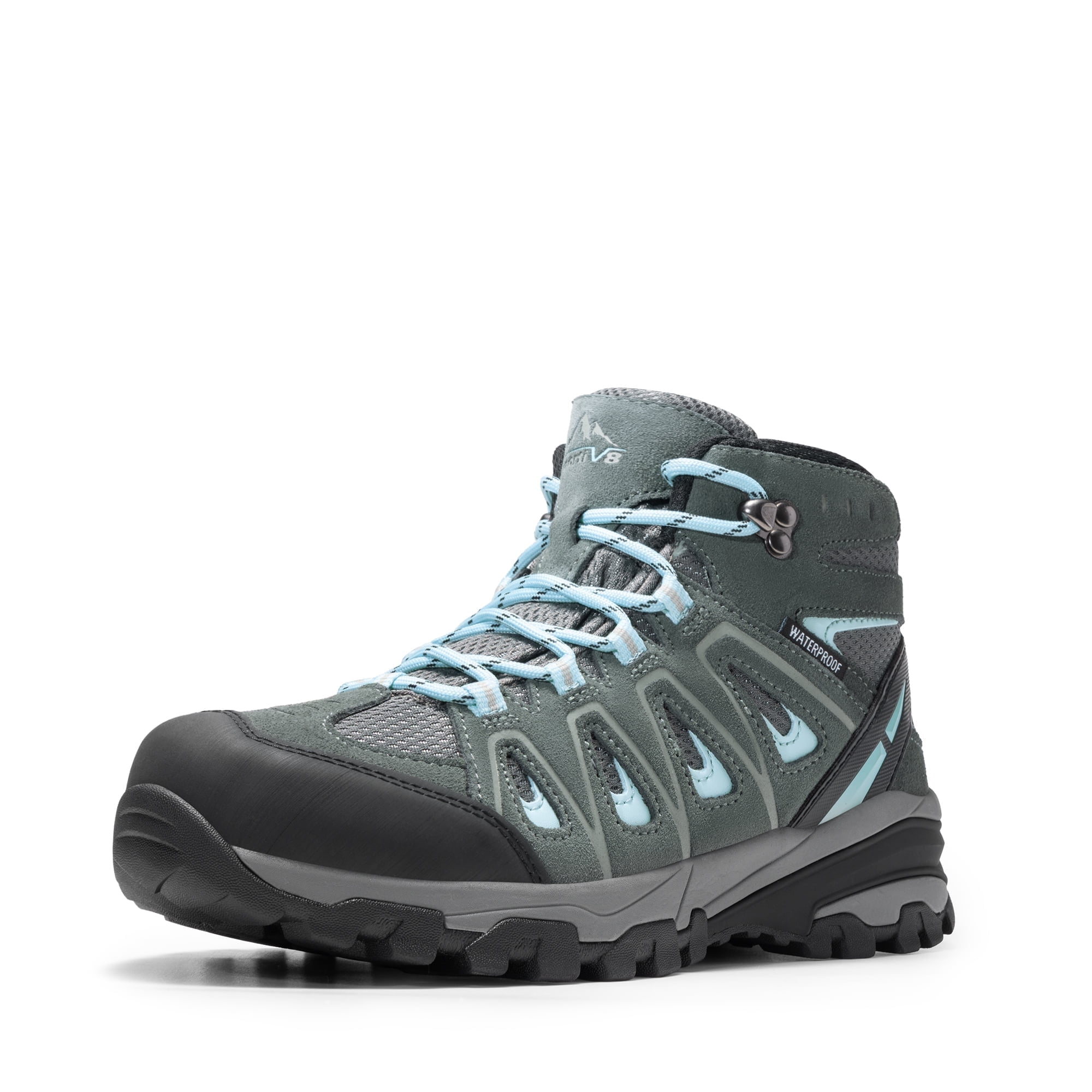 BURUDANI Women's Waterproof Hiking Boots Outdoor Trekking Camping Trail Hiking Boot Wide Width.