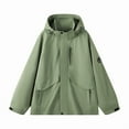 thumbnail image 1 of Women's Waterproof Hooded Jacket Multi Pocket Outdoor Activity Coat Windproof Hiking Gear For Adventurers, 1 of 7