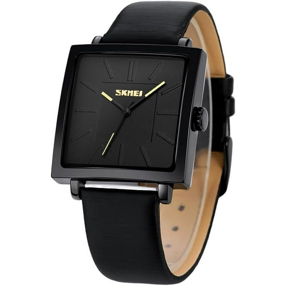 Women's Waterproof Leather Watch - Quartz Wrist Watch for Small Wrists, Thin Design