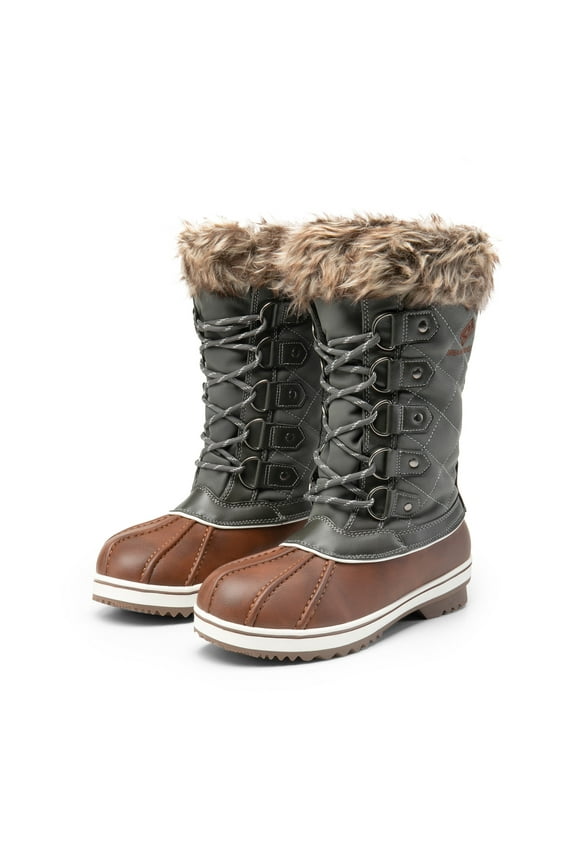 Women's Waterproof Mid-Calf Winter Outdoor Snow Boots