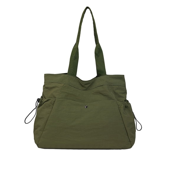 Women's Waterproof Multi-Pocket Handbag with Adjustable Drawstring, Versatile Design for Travel, Gym, Office, and Outdoor Activities
