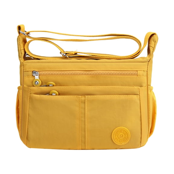Women's Waterproof Nylon Casual Crossbody Bags Large Capacity Messenger Shoulder Bags with Multi Pocket
