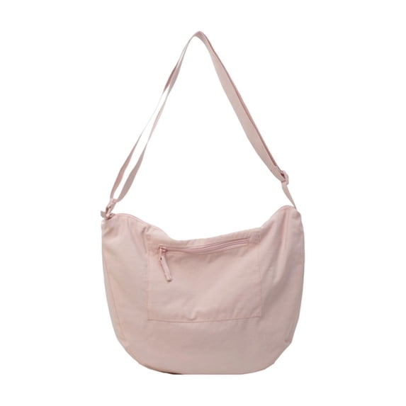 Women's Waterproof Nylon Crossbody Bag Large Capacity Tote Shoulder Bag Daily Use for Commuting Office Work School College Shopping Travel Outdoor Casual Solid Color Handbag Purse