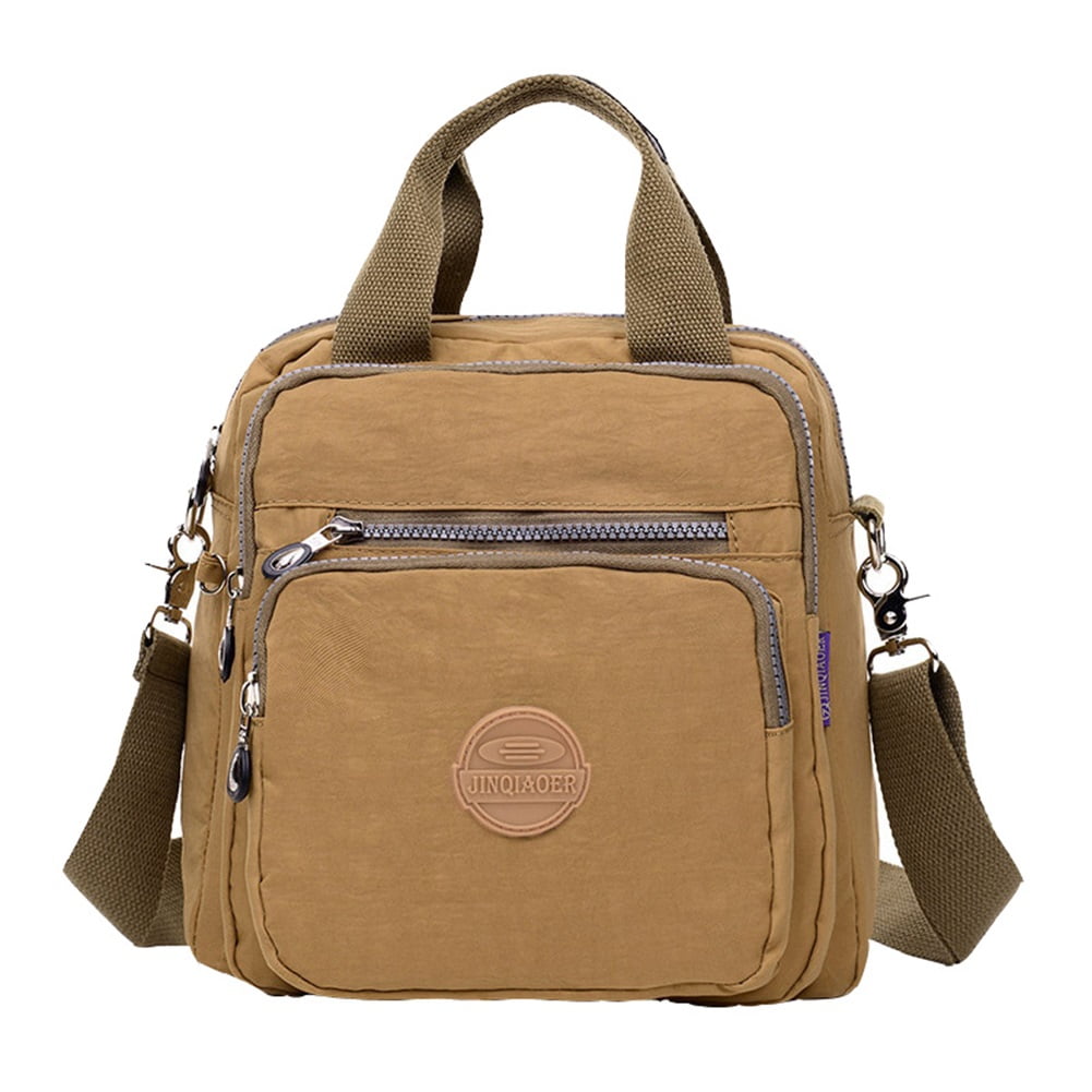 Women s Waterproof Nylon Crossbody Shoulder Bag Durable Casual Backpack Walmart