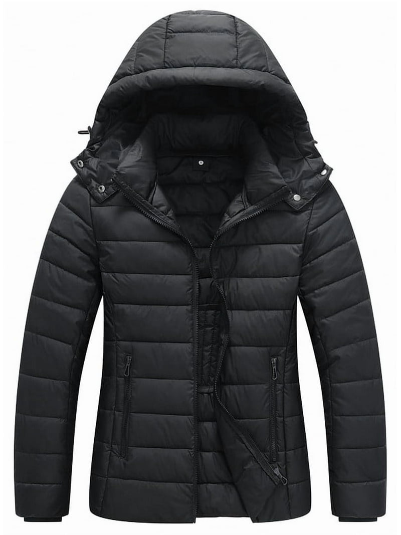 Puffer Jacket for Women Waterproof Quilted Warm Winter Coat Ultra