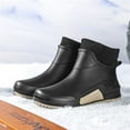 thumbnail image 1 of Women's Waterproof Rain Boots, Comfortable Pull-On Booties for Outdoor Walking, 1 of 8
