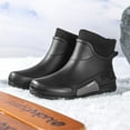 thumbnail image 1 of Women's Waterproof Rain Boots, Comfortable Pull-On Booties for Outdoor Walking, 1 of 8