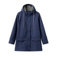 thumbnail image 1 of Women’s Waterproof Rain Jacket Lightweight Outdoor Windbreaker Rain Coat Shell for Hiking, Travel, 1 of 3