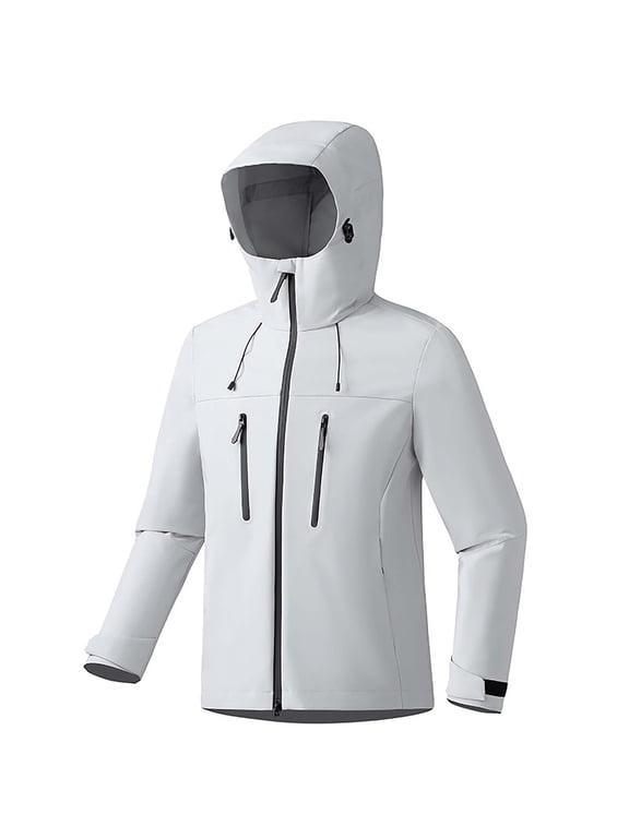 Women's Waterproof Rain Jacket Outdoor Lightweight Rain Shell Coat for Hiking Golf Travel Breathable Waterproof Sunscreen Outdoor Jacket