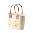thumbnail image 1 of Women's Waterproof Sandproof Beach Tote Bag - Portable Washable Bag for Beach, Pool & Outdoor Use, 1 of 5