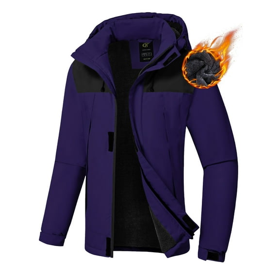 NEIKU Women's Waterproof Ski Jacket Warm Winter Snow Coat Mountain Windbreaker Hooded Raincoat Jacket