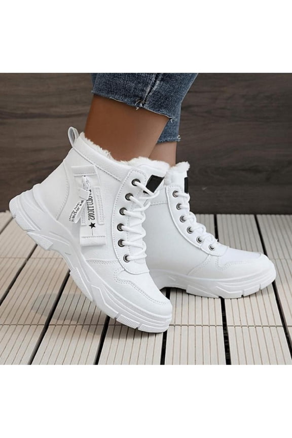 Women's Waterproof Snow Boots Warm Winter Combat Boots Stylish and Comfortable for 2026
