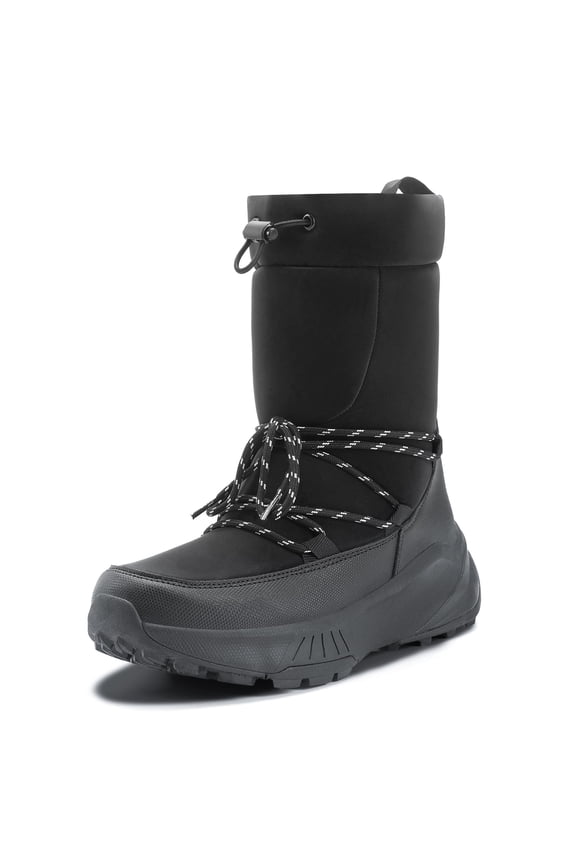 Women's Waterproof Winter Snow Boots Lightweight Warm Faux Fur Lined Mid-Calf Booties