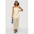 thumbnail image 1 of Women's Wavy Stripe Side Slit Maxi Dress, 1 of 3
