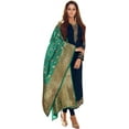 thumbnail image 1 of Women's Wear Indian Salwar Kameez Dress Pakistani Designer Trouser Pant Suits ( Blue, 5XL - 52 ), 1 of 5