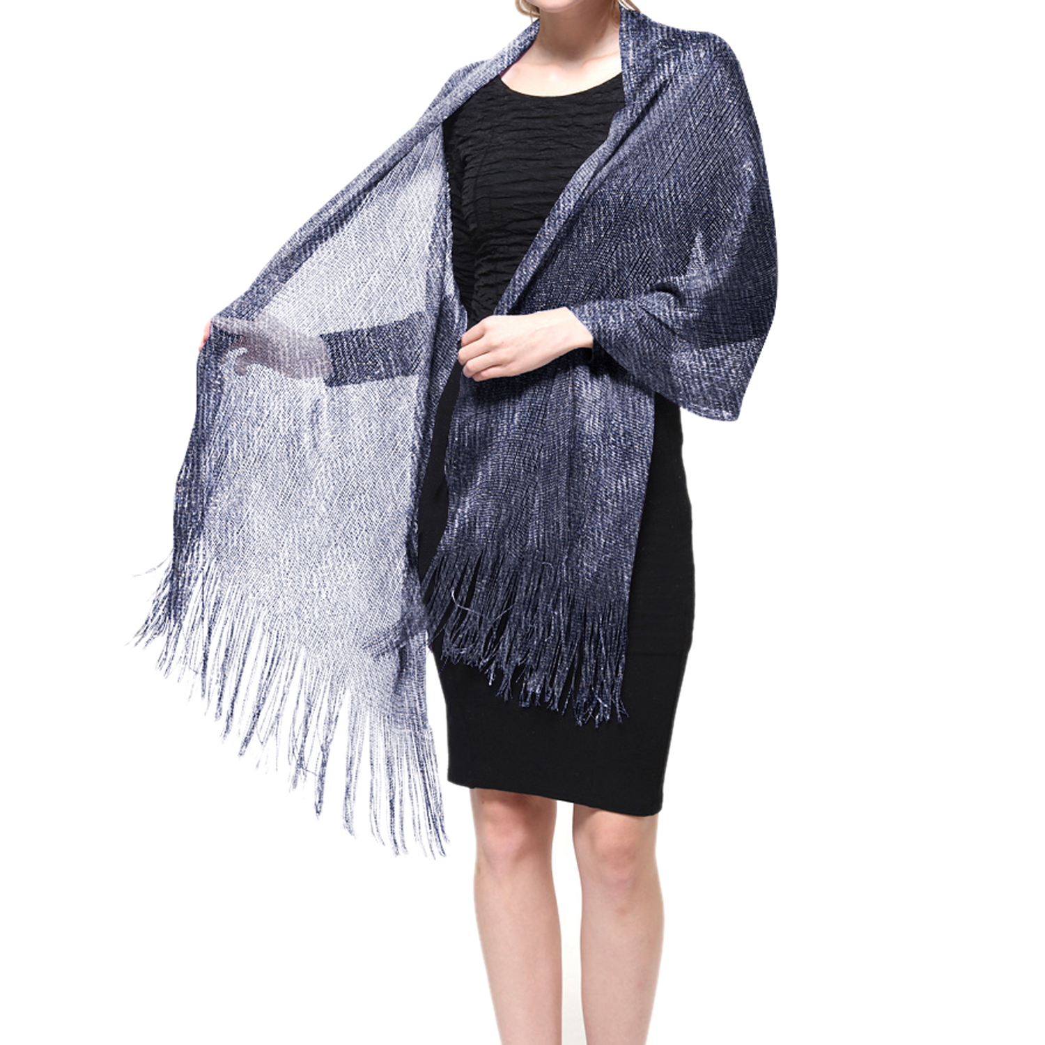 rheane sparkling metallic shawls and wraps for evening party dresses