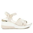 thumbnail image 1 of Women's Wedge Cross Strap Sandals By XTI_141191_Light Beige, 1 of 1