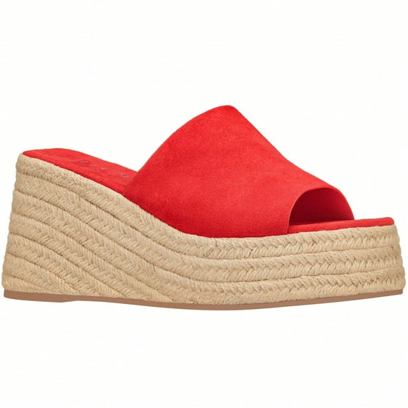 Women's Wedge Sandal Espadrille Platform Slip On Open Toe Wedge Heel Sandals