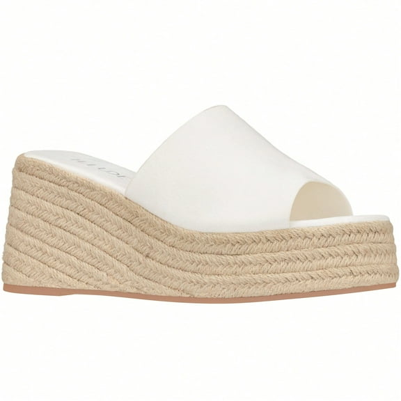Women's Wedge Sandal Espadrille Platform Slip On Open Toe Wedge Heel Sandals