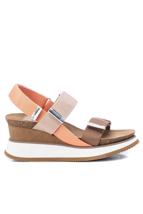 Women's Wedge Sandals By XTI, 4480502 Coral