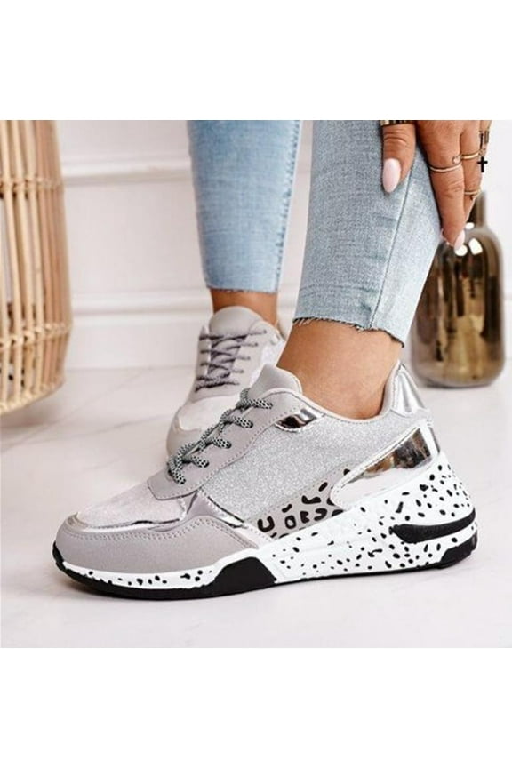 Women's Wedge Sneakers Fashion Cliff Platform Retro Casual Shoes