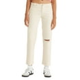 thumbnail image 1 of Women's Wedgie Straight-Leg Ripped Waistband Jeans Dont Fray 30, 1 of 1
