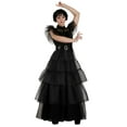 thumbnail image 1 of Women's Wednesday Addams Rave'N Dance Costume Dress, 1 of 13
