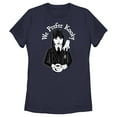 thumbnail image 1 of Women's Wednesday We Prefer Kooky Graphic Tee Navy Blue 2X Large, 1 of 4