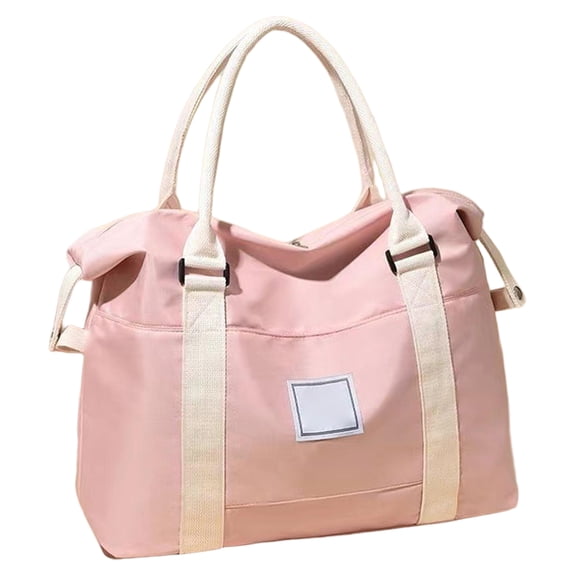 Women's Weekend Getaway Travel Bag, Large Capacity Duffel Tote with Luggage Trolley Sleeve, Durable Wear Resistant Handheld Storage Bag for Travel, Vacation and Clothes Organization