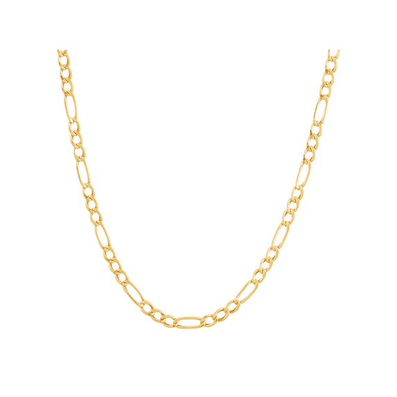 Women's Welry 2.6mm Figaro Chain Necklace in 14kt Yellow Gold, 18”