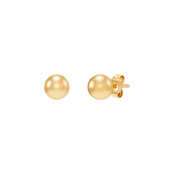 Women's Welry '5 mm Ball Button Stud Earrings' in 14kt Yellow Gold