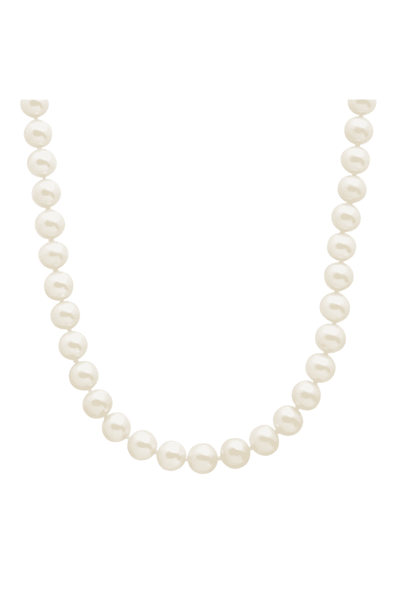 Women's Welry 7mm Freshwater Pearl Strand Necklace in 14kt Yellow Gold, 18"