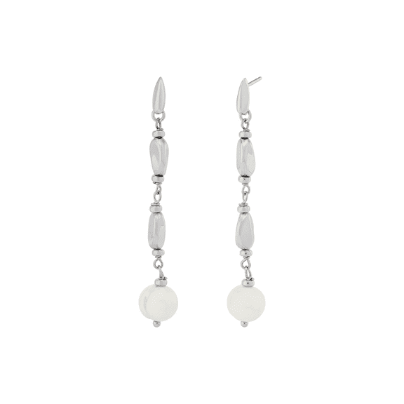 Women's Welry 9-10mm Freshwater Pearl Drop Earrings in Sterling Silver