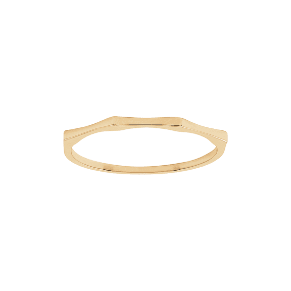 Women's Welry Geometric Band Ring in 14kt Yellow Gold, Size 9