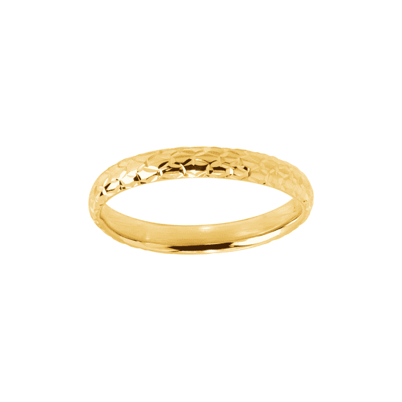 Women's Welry Honeycomb Band Ring in 14kt Yellow Gold