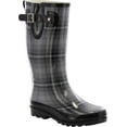 thumbnail image 1 of Women's Western Chief Highland Plaid Rain Boot Charcoal 11 M, 1 of 5