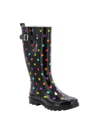 Polka dot rain boots walmart discount
