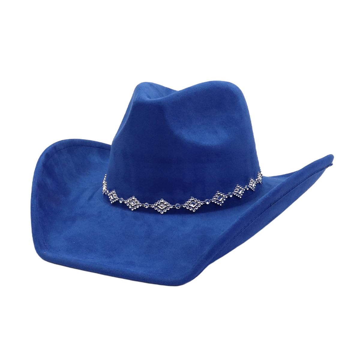 Rhinestone Wide Brim Cowboy Hat Breathable Lightweight Western Cowgirl Hat Rhinestone Wide Brim Cowboy Hat Breathable Lightweight  main image 4