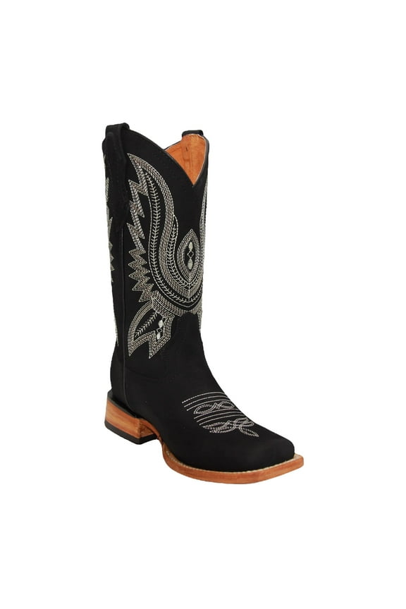 Women’s Western Embroidered Square Toe Cowgirl Cowboy Boot