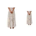 thumbnail image 1 of Women's Western Floral Lace Crochet Knit Maxi Boho Skirt, A-Line Eyelet Hippie Flowy Long Skirt, 1 of 4