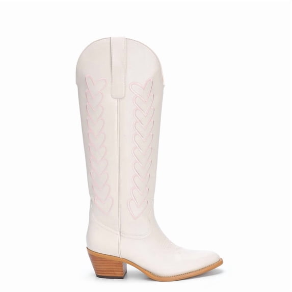 Women’s Western Heart Embroidery Cowgirl Ankle Boots