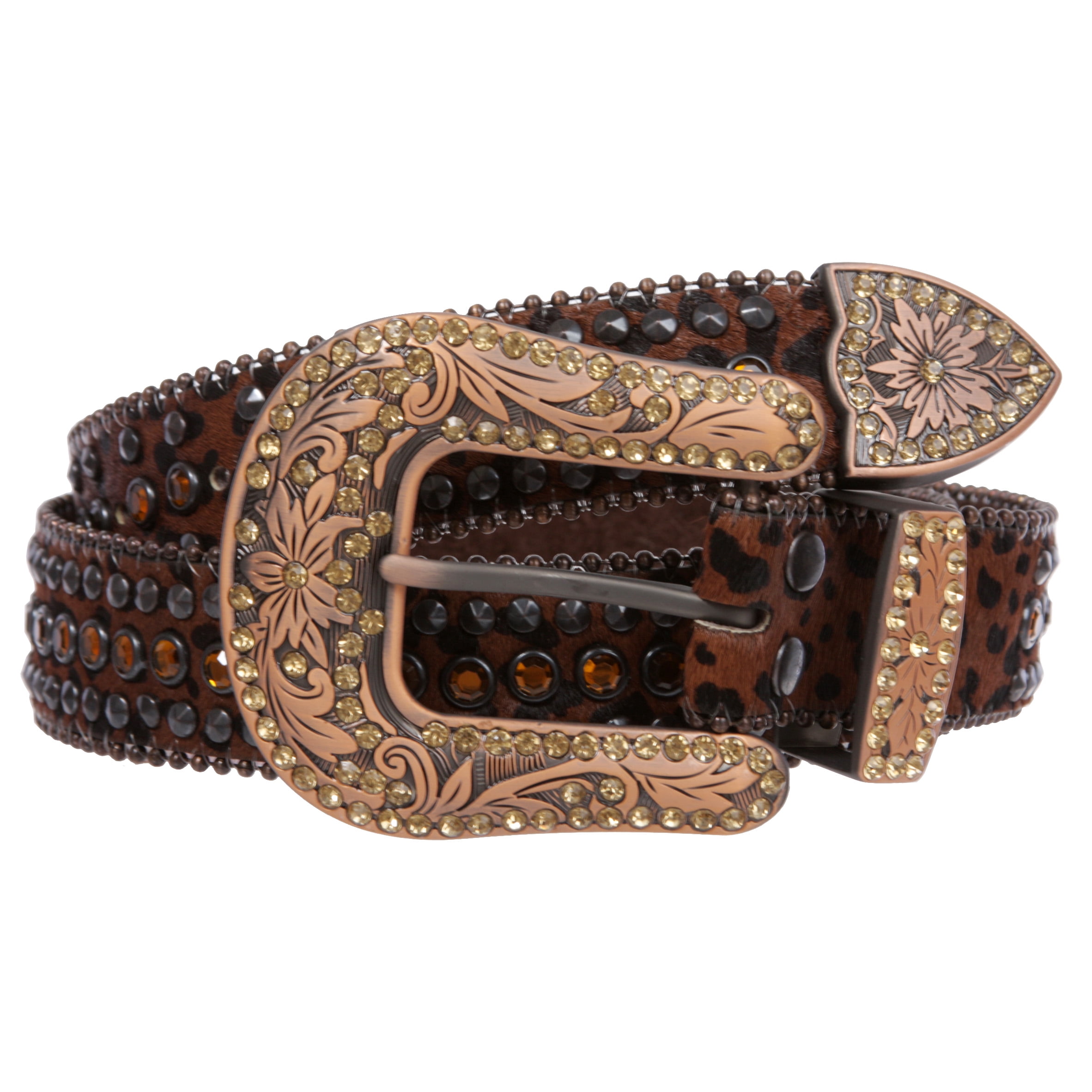 Western Bling Zebra Print Hair On Hide Rhinestone Crystal Buckle Belt Size 44B Amazon.com: Beltiscool Hair Calf Rhinestone Ornaments Zebra  main image 2