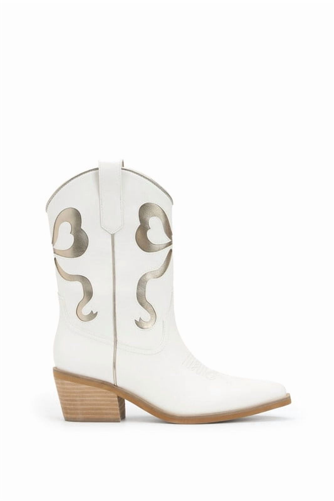 Women’s Western Low Heel Cowboy Ankle High Boots with Bow Trend