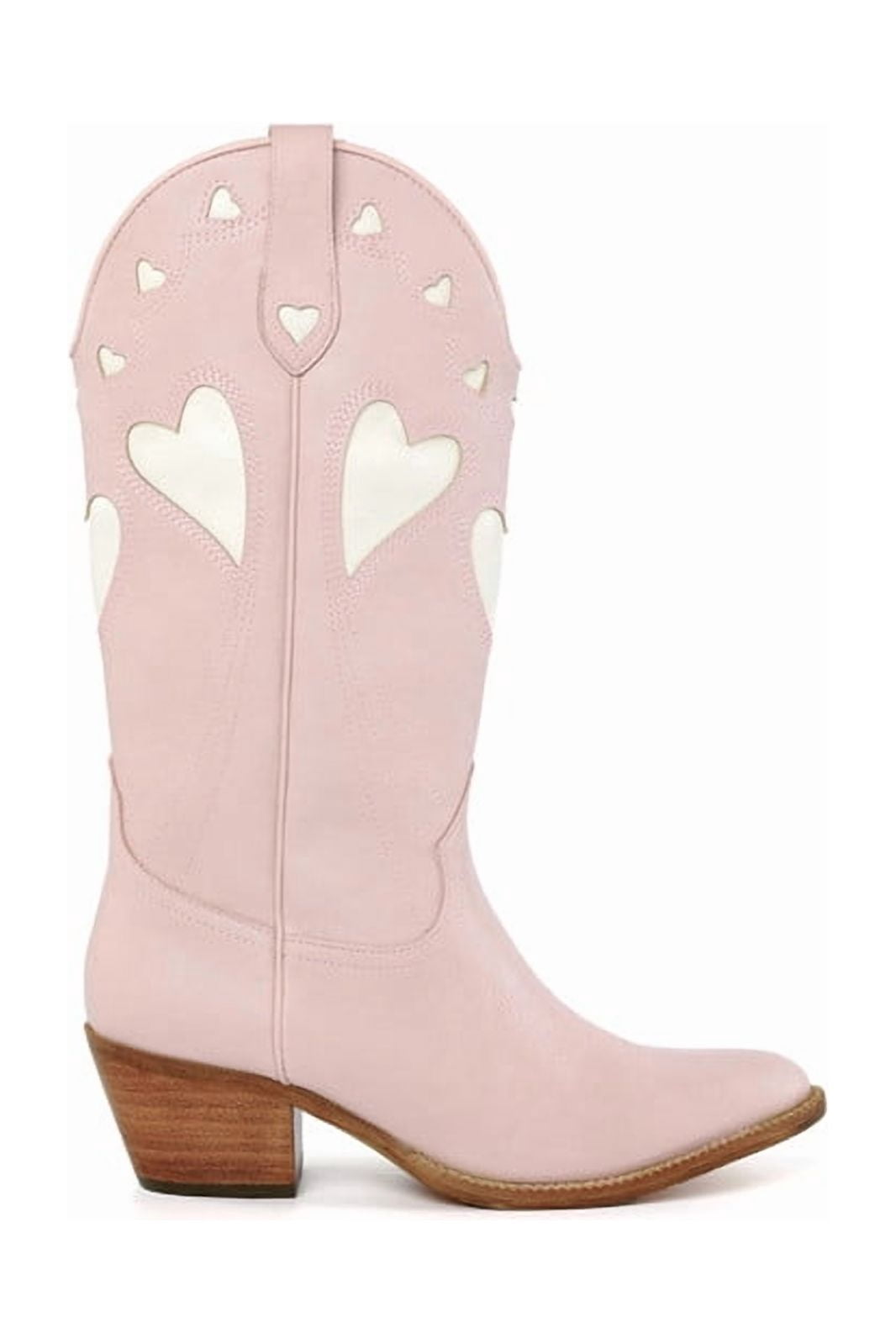 Women’s Western Low Heel Cowgirl Embroidered Mid-Calf Boot