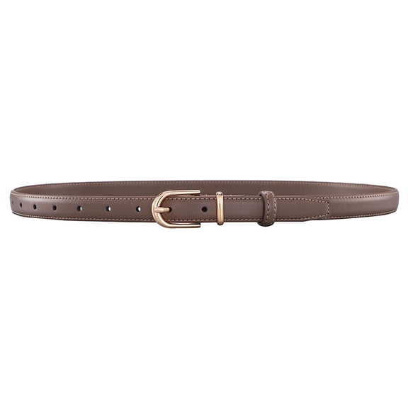 Women‘s Western Style Belt - Leather Belt with Ornate Buckle for Jeans & Denim Pants